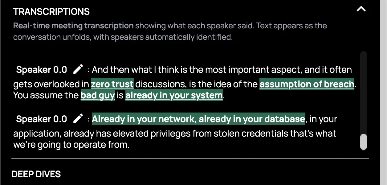 Decisions stay linked to execution screenshot